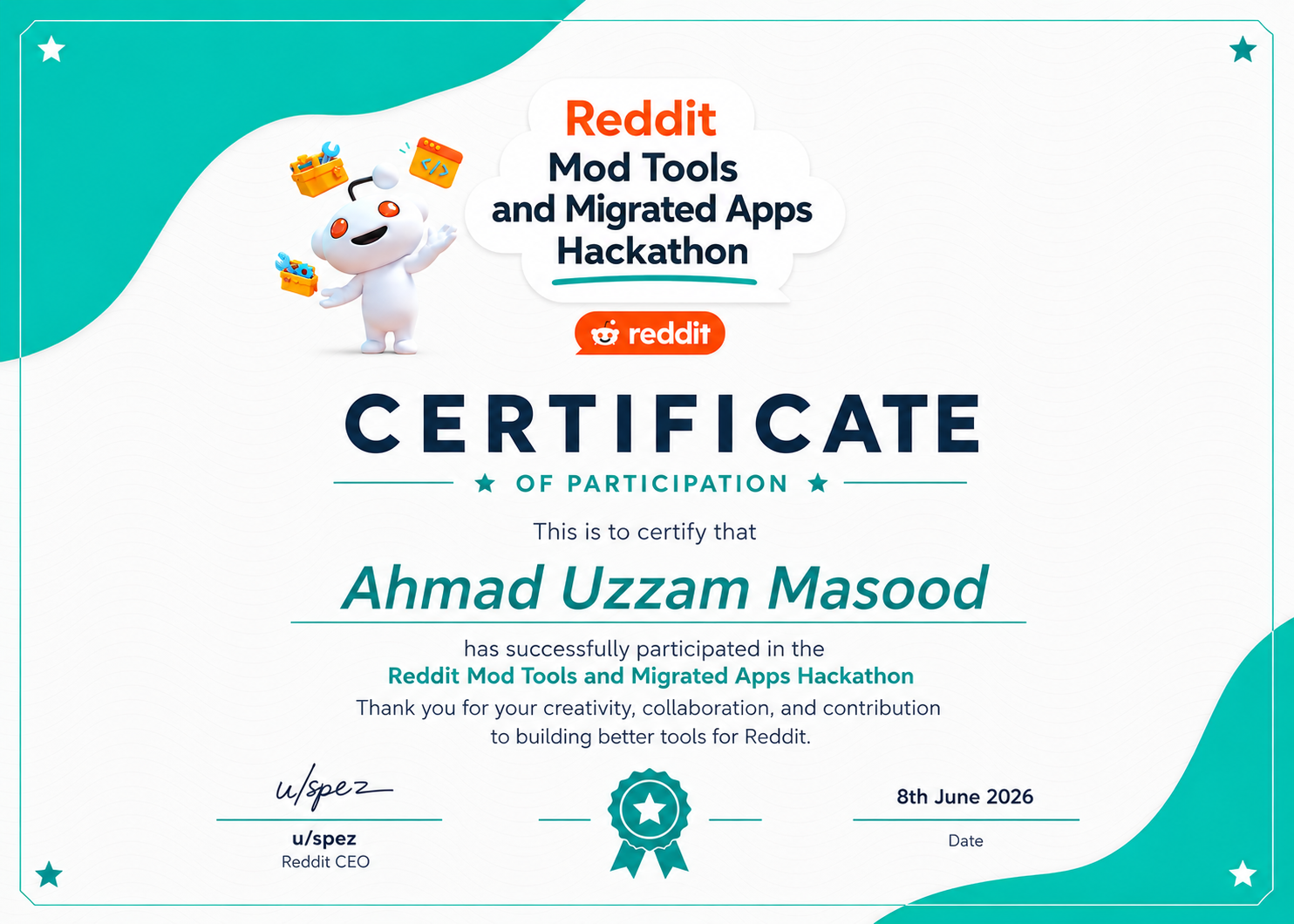 Reddit Devvit Hackathon: 8 Moderation Tools